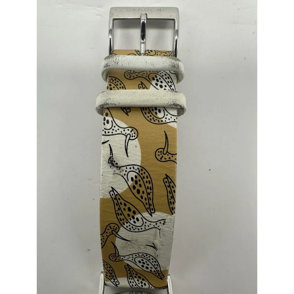 Skagen‎ SKW2780 Aaren Bird Print Ladies Watch New Battery 36MM 7.5
